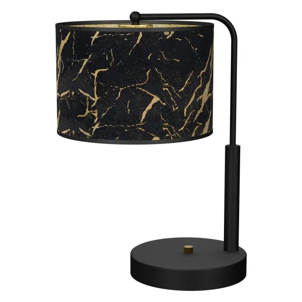 Lampka stołowa SENSO Black-Gold 1xE27 MLP7299- Milagro