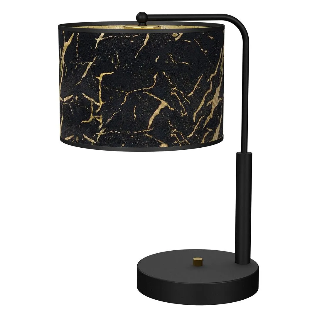 Lampka stołowa SENSO Black-Gold 1xE27 MLP7299- Milagro
