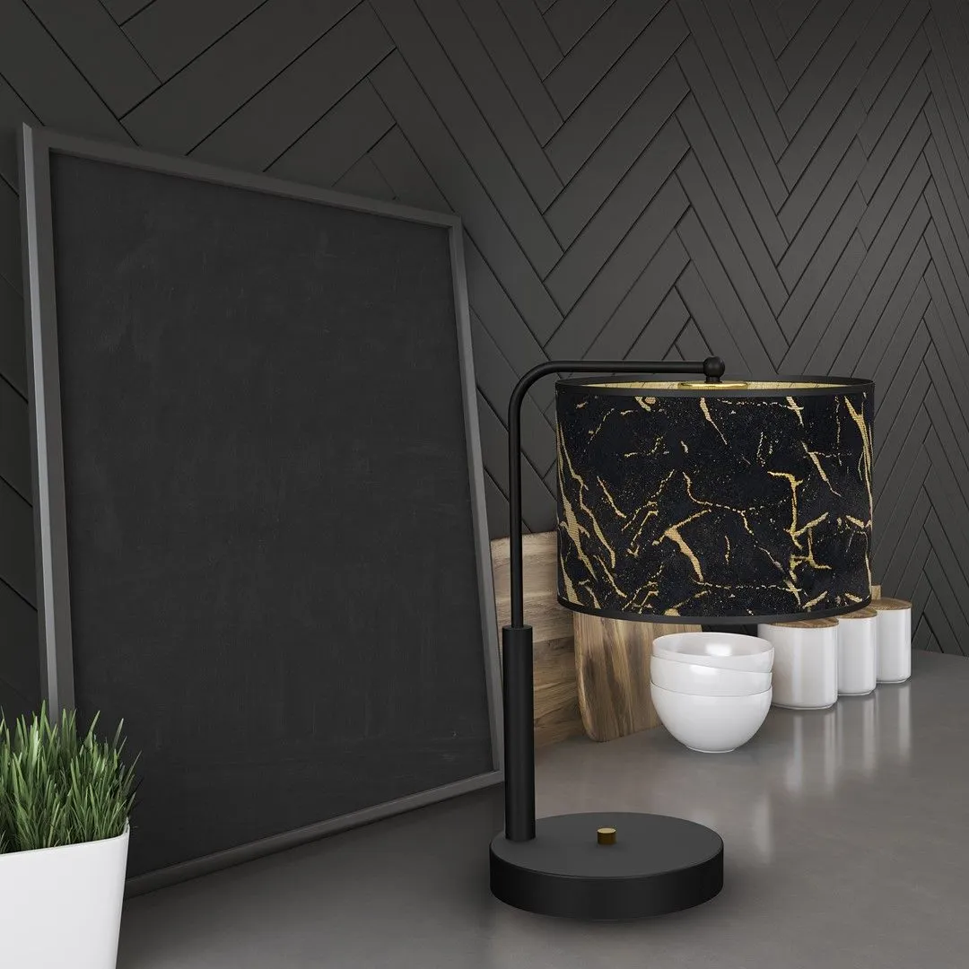 Lampka stołowa SENSO Black-Gold 1xE27 MLP7299- Milagro - obrazek 3
