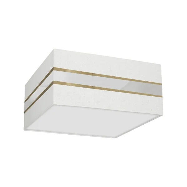 Lampa sufitowa Kwadrat ULTIMO WHITE 2xE27 40cm MLP7347- Milagro