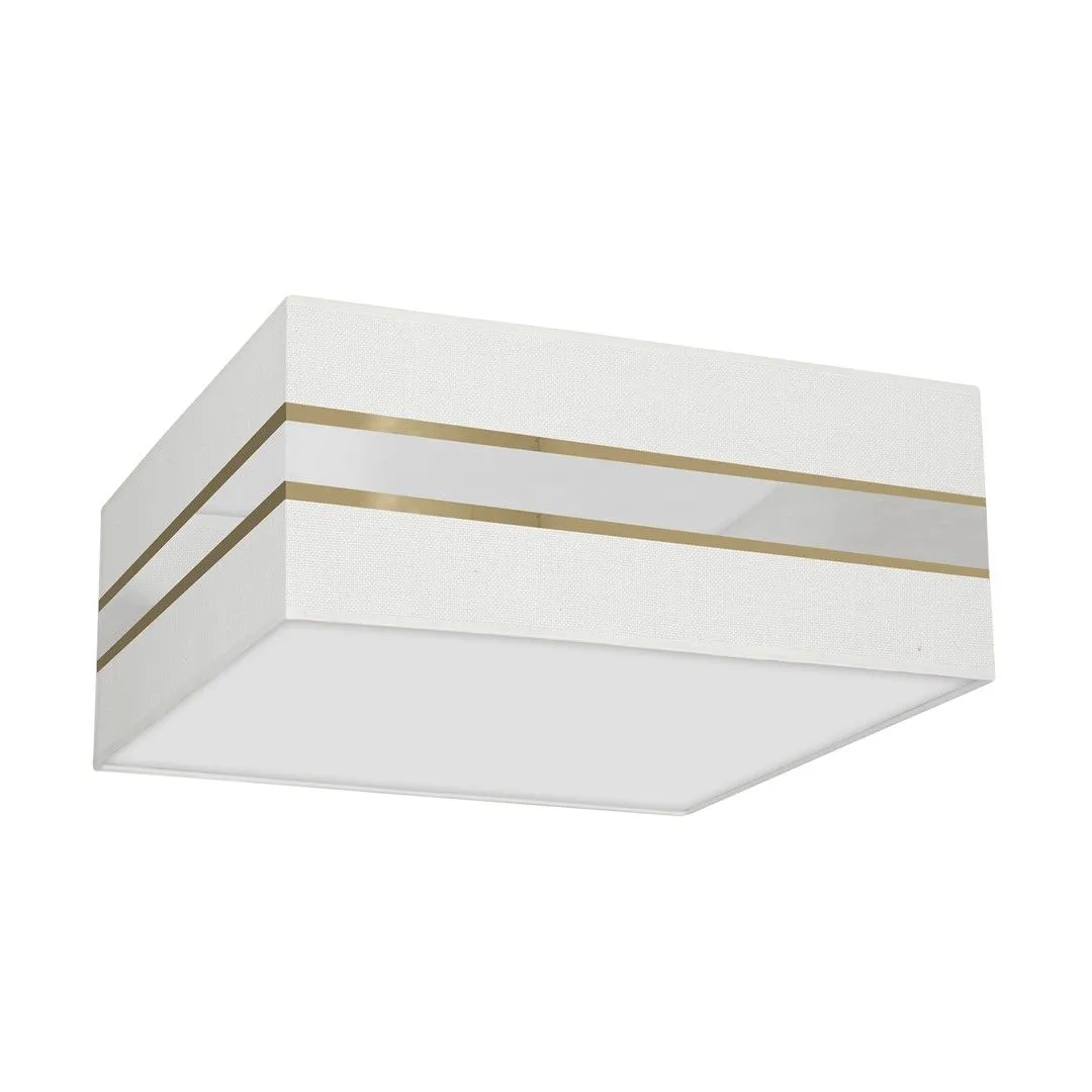Lampa sufitowa Kwadrat ULTIMO WHITE 3xE27 50cm MLP7348- Milagro