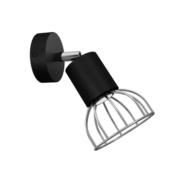Kinkiet loft DANTE BLACK-SILVER 1xGU10 MLP7356- Milagro