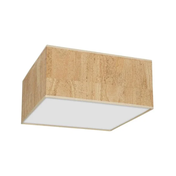 Lampa sufitowa CORK White-Cork 2xE27 MLP7517- Milagro