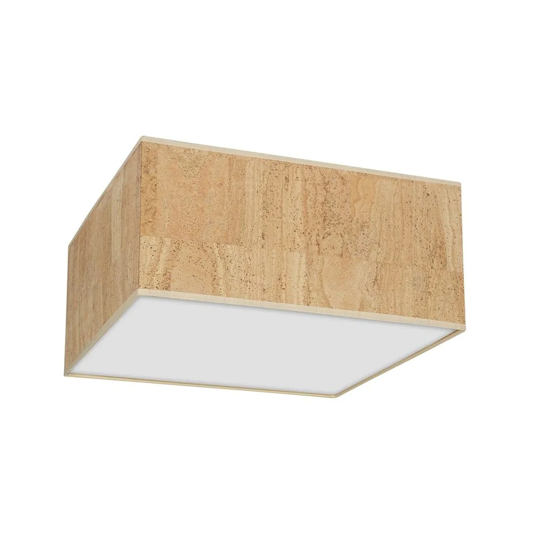 Lampa sufitowa CORK White-Cork 2xE27 MLP7517- Milagro