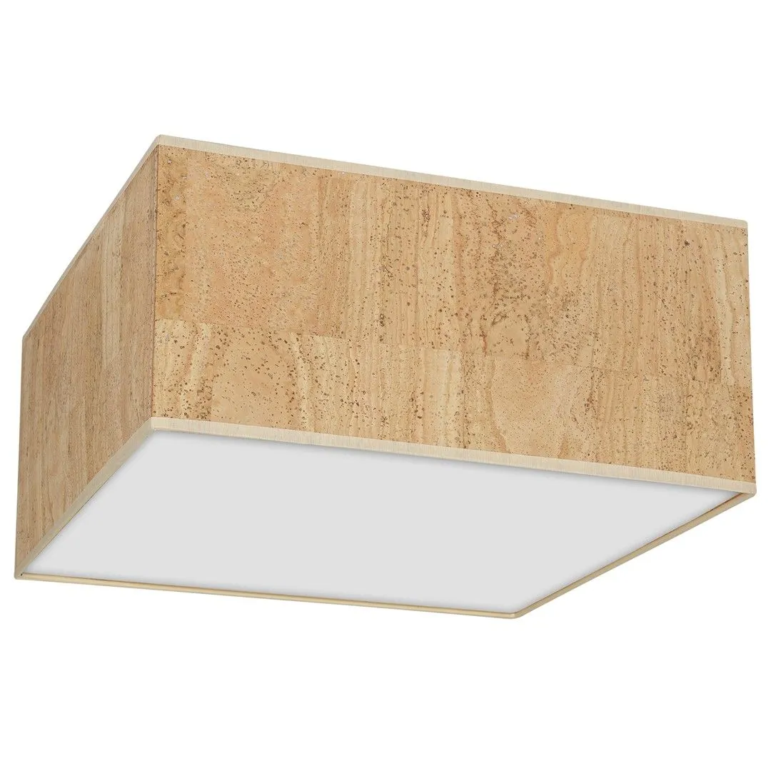 Lampa sufitowa CORK White-Cork 2xE27 MLP7517- Milagro - obrazek 2