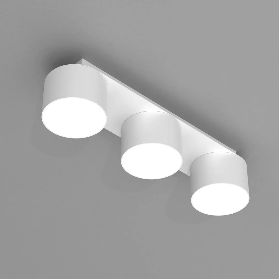 Lampa sufitowa nowoczesna DIXIE White 3xGX53 MLP7540- Milagro - obrazek 7
