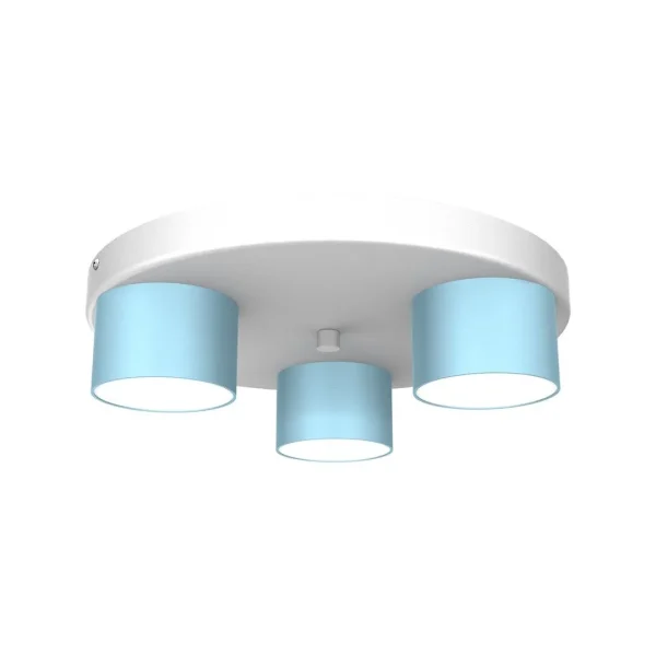Lampa sufitowa nowoczesna DIXIE Blue-White 3xGX53 MLP7551- Milagro