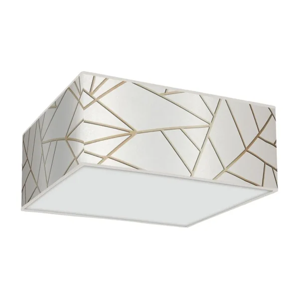 Lampa sufitowa ZIGGY WHITE White-Gold 3xE27 MLP7564- Milagro