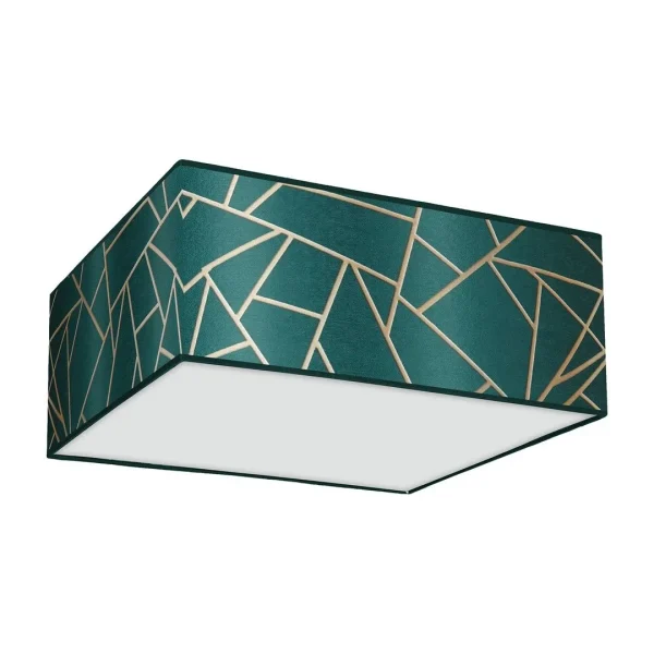 Lampa sufitowa ZIGGY GREEN Gold-Bottle green 3xE27 MLP7575- Milagro