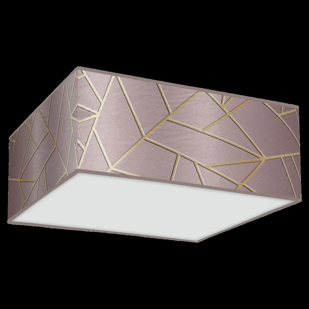 Lampa sufitowa ZIGGY PINK Gold-Pink 3xE27 MLP7589- Milagro - obrazek 2