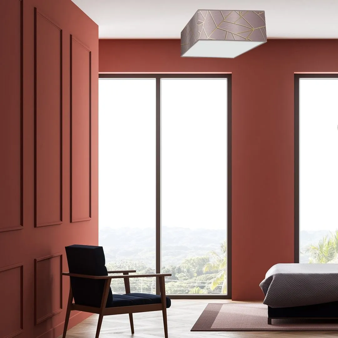 Lampa sufitowa ZIGGY PINK Gold-Pink 3xE27 MLP7589- Milagro - obrazek 4
