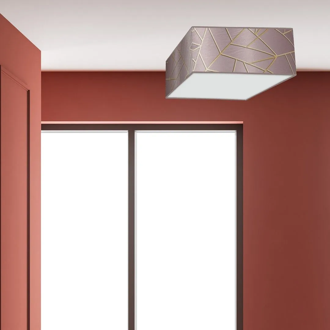 Lampa sufitowa ZIGGY PINK Gold-Pink 3xE27 MLP7589- Milagro - obrazek 5