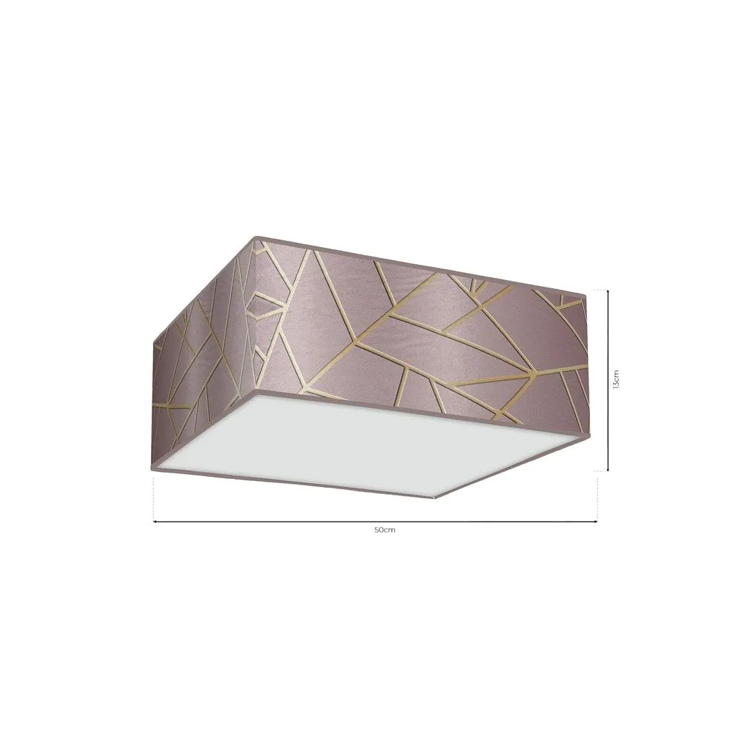 Lampa sufitowa ZIGGY PINK Gold-Pink 3xE27 MLP7589- Milagro - obrazek 8