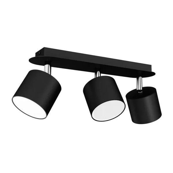 Lampa sufitowa DIXIE BLACK 3xGX53 MLP7601- Milagro