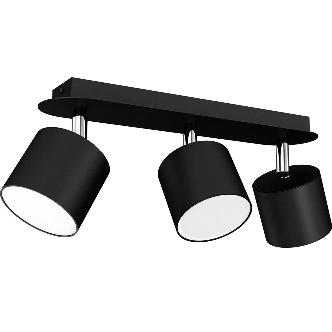 Lampa sufitowa DIXIE BLACK 3xGX53 MLP7601- Milagro - obrazek 2