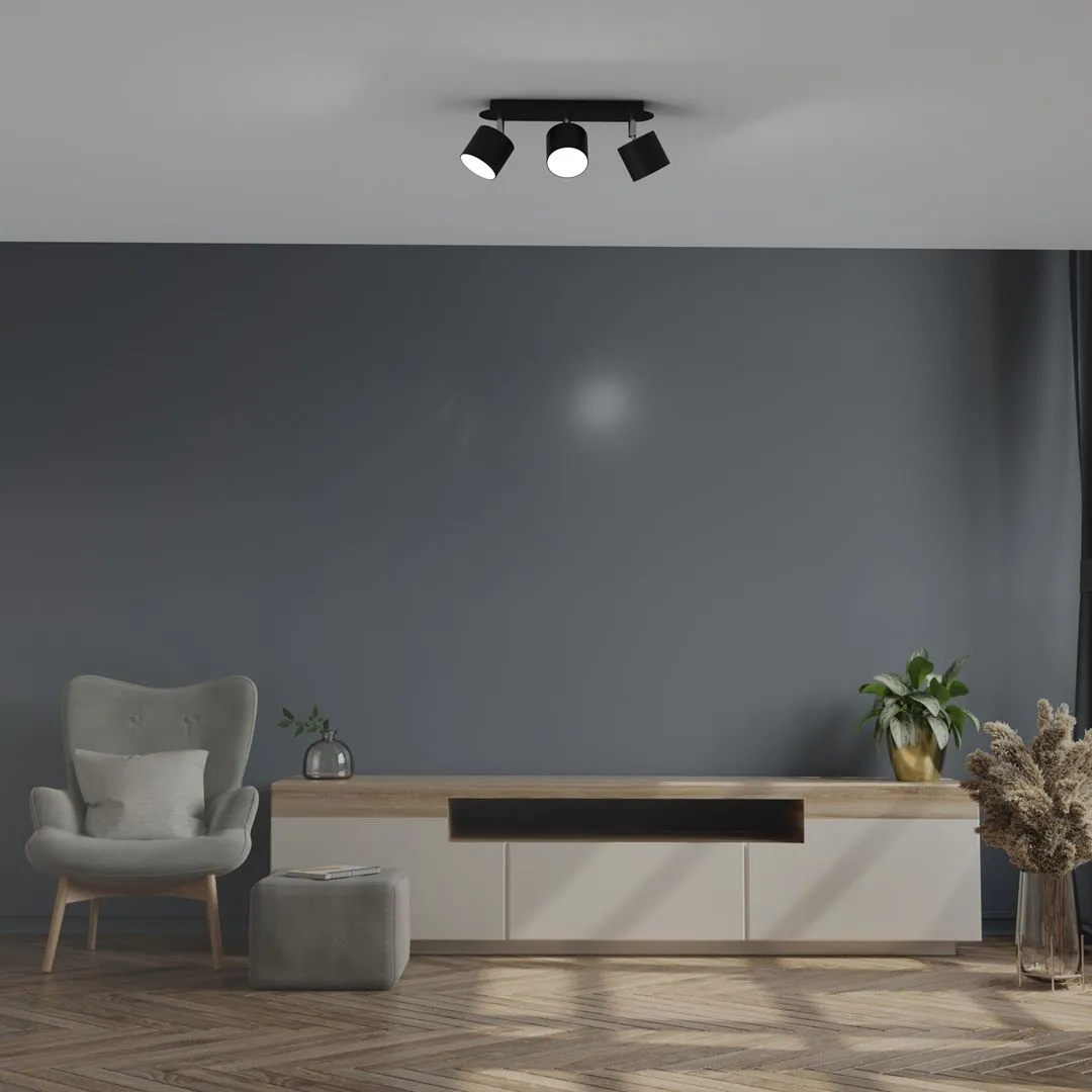 Lampa sufitowa DIXIE BLACK 3xGX53 MLP7601- Milagro - obrazek 6
