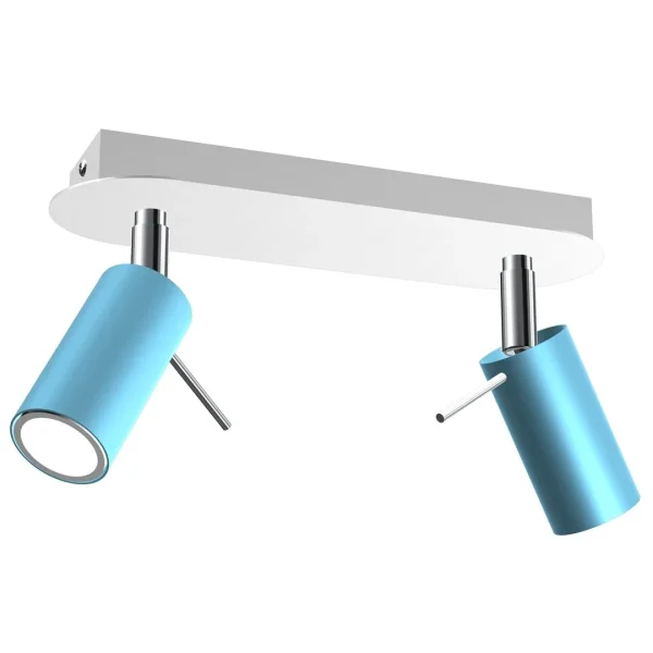 Lampa sufitowa PRESTON BLUE-WHITE 2x mini GU10 MLP7623- Milagro