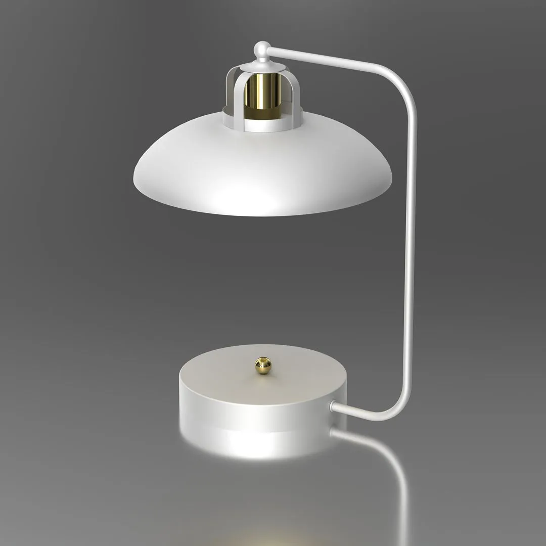 Lampka biurkowa FELIX WHITE-GOLD 1xE27 MLP7706- Milagro - obrazek 2