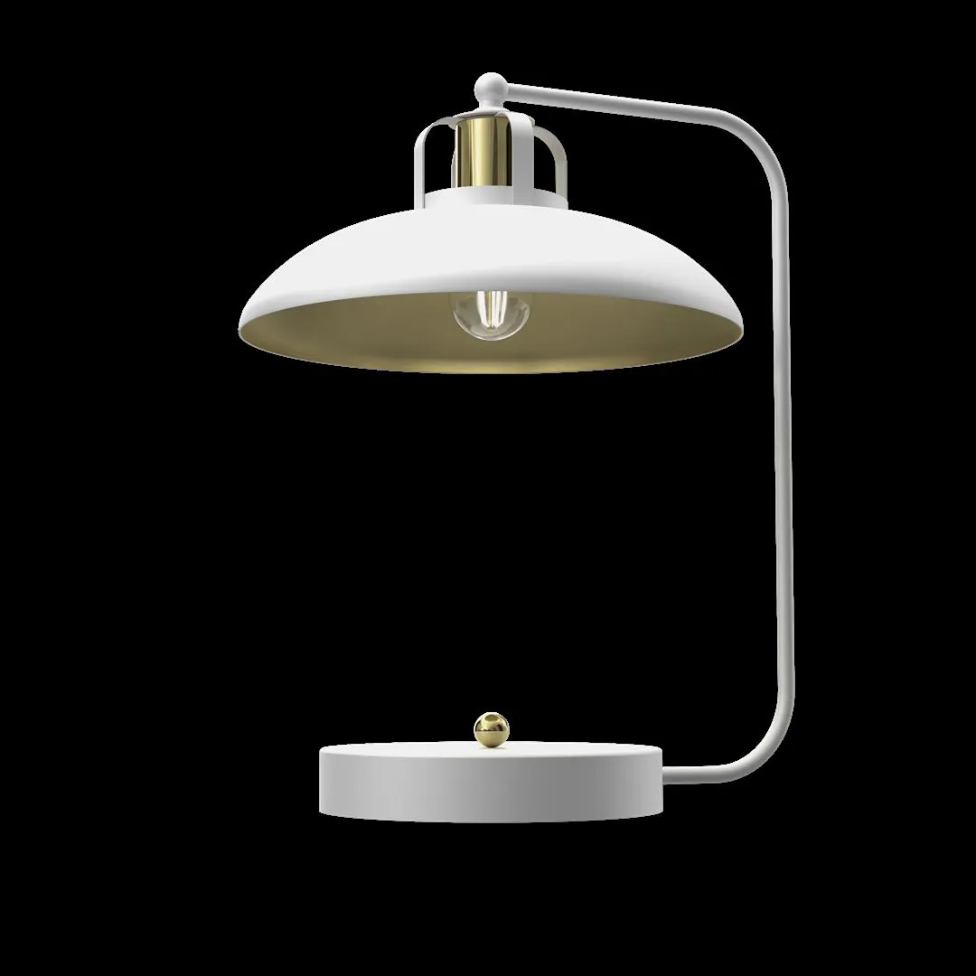 Lampka biurkowa FELIX WHITE-GOLD 1xE27 MLP7706- Milagro - obrazek 4