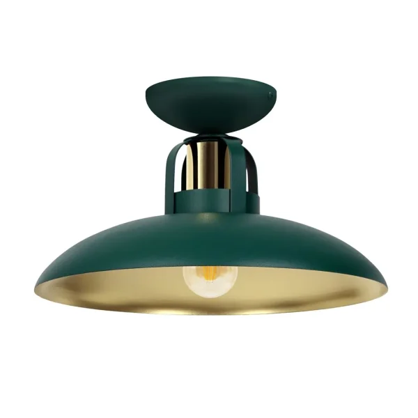 Lampa sufitowa loft FELIX GREEN-GOLD 1xE27 MLP7708- Milagro