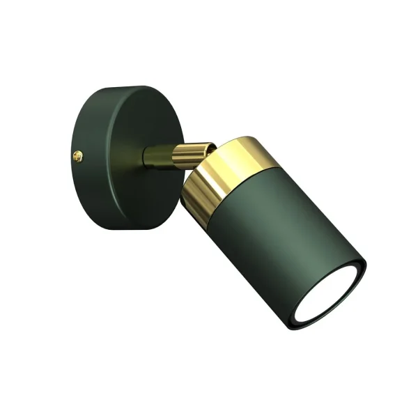 Kinkiet nowoczesny JOKER GREEN-GOLD 1xGU10 MLP7717- Milagro