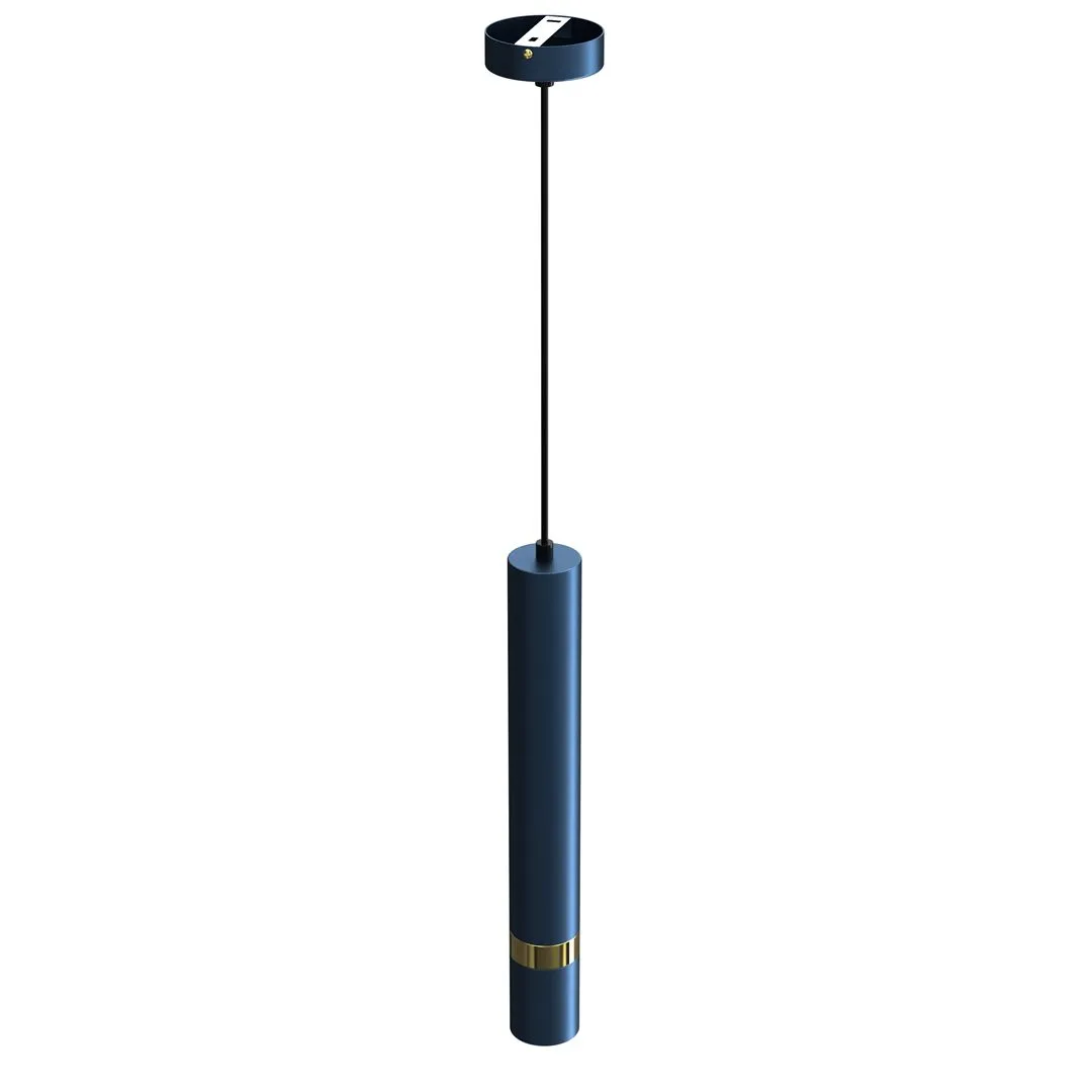 Lampa wisząca nowoczesna JOKER NAVY BLUE-GOLD 1xGU10 MLP7725- Milagro - obrazek 3