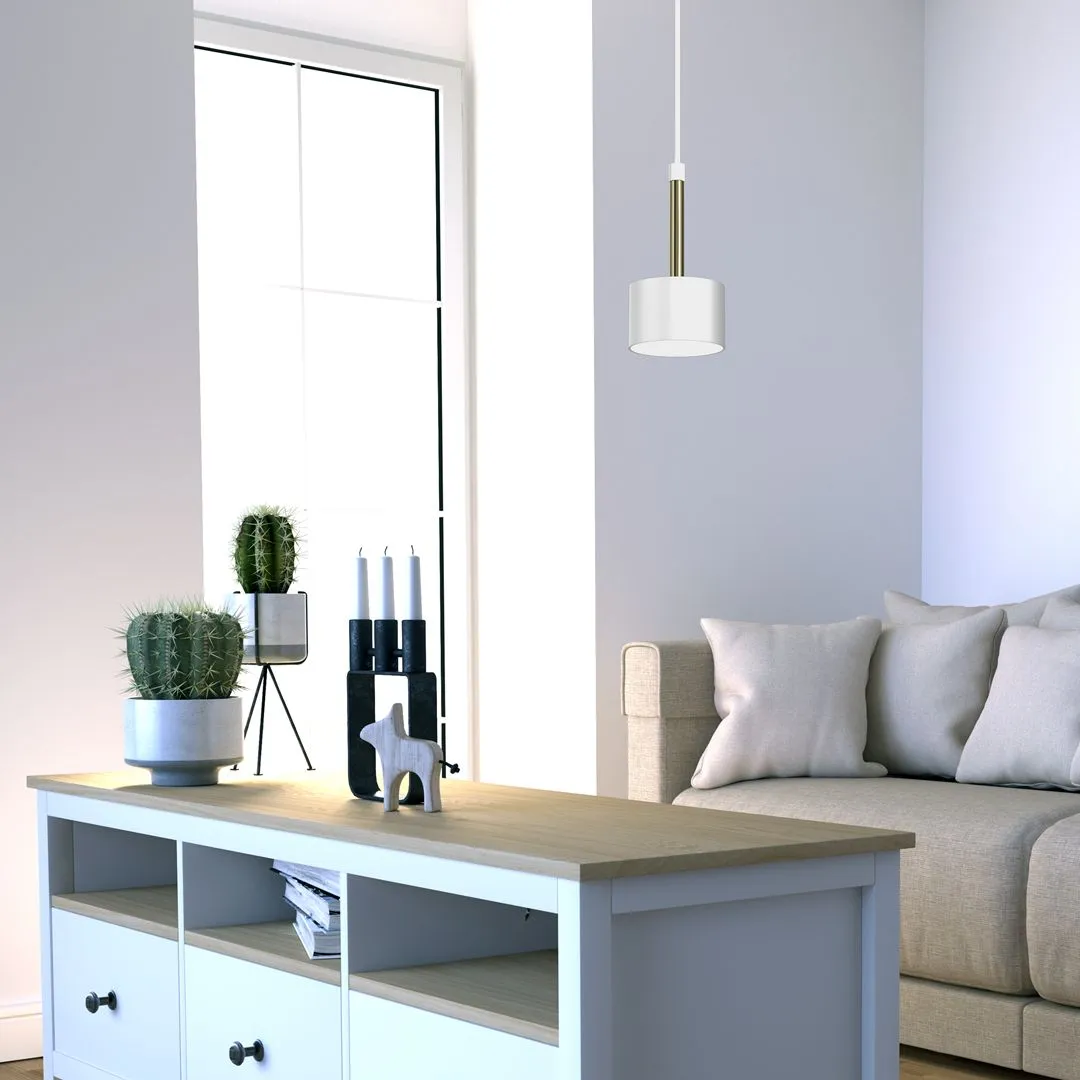Lampa wisząca nowoczesna ARENA WHITE-GOLD 1xGX53 MLP7754- Milagro - obrazek 8