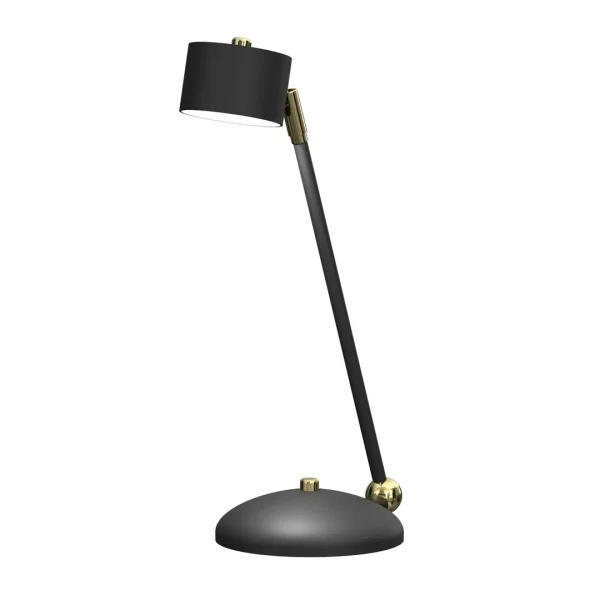 Lampka biurkowa ARENA BLACK-GOLD 1xGX53 MLP7764- Milagro
