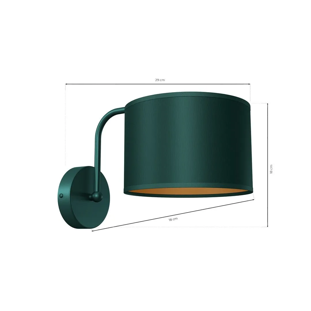 Kinkiet nowoczesny VERDE GREEN 1xE27 MLP7872- Milagro - obrazek 5
