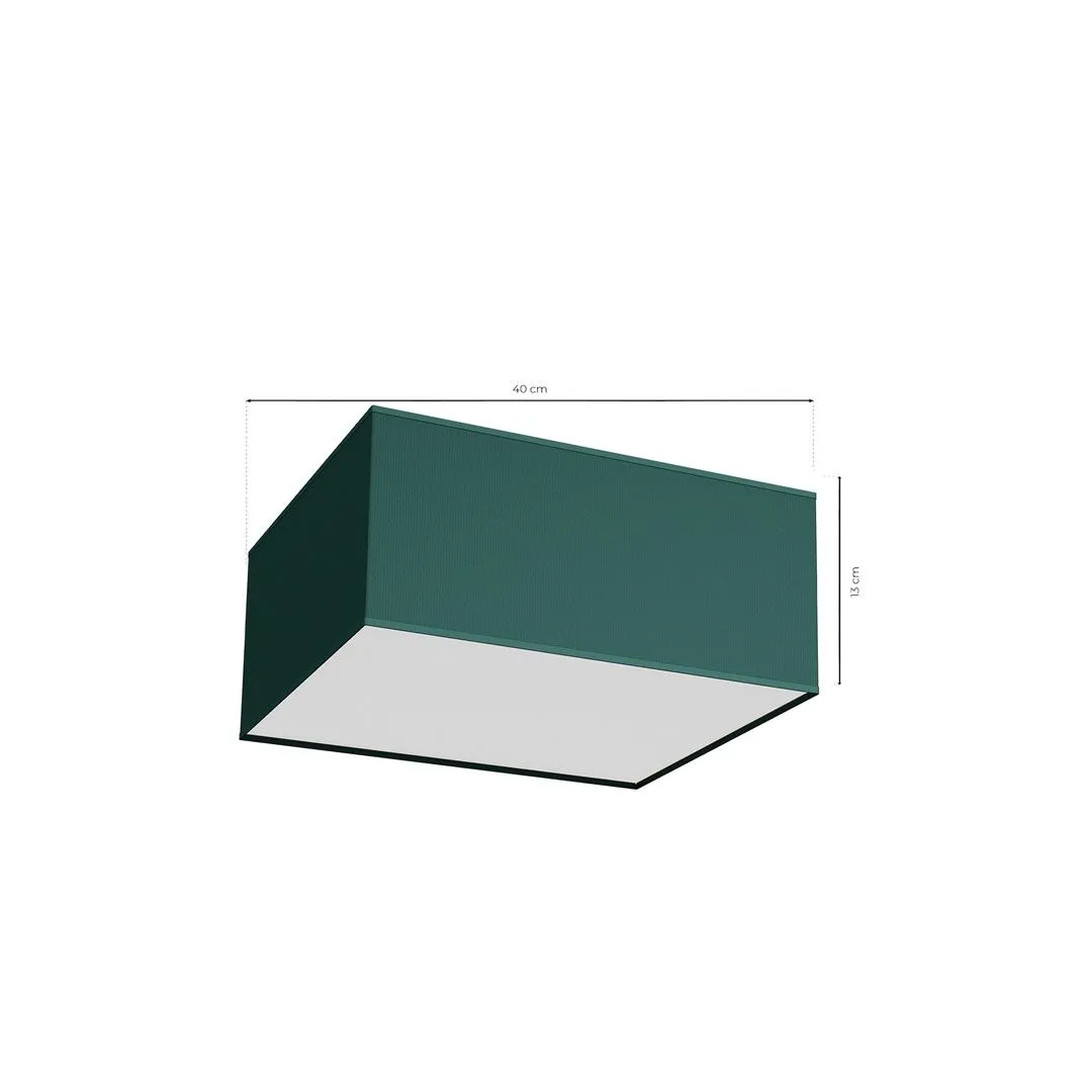 Lampa sufitowa VERDE GREEN kwadrat 400mm 2xE27 MLP7874- Milagro - obrazek 6
