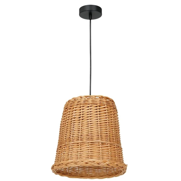 Lampa drewniana wisząca VIMINI NATURAL WOOD 1xE27 MLP7990- Milagro