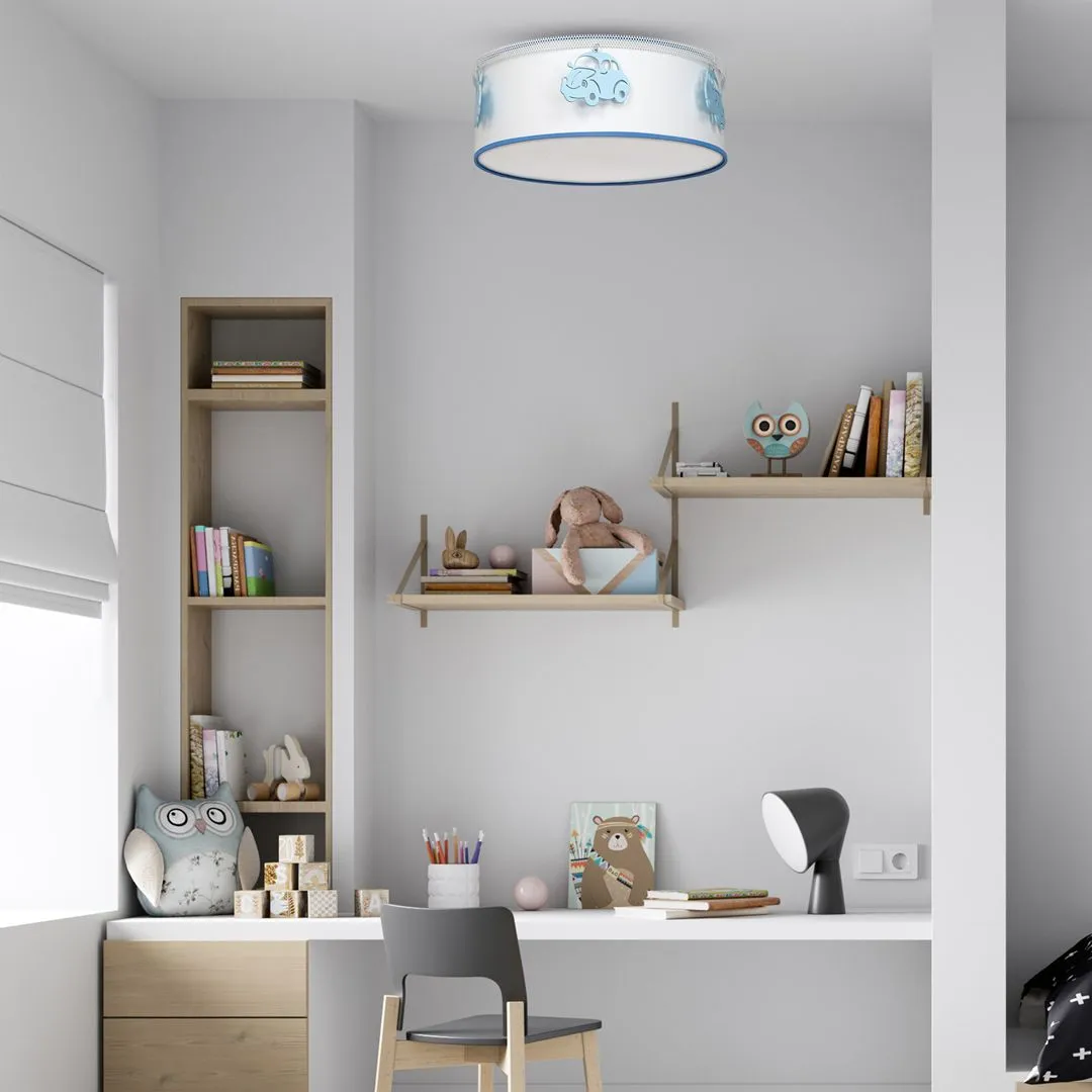 Lampa sufitowa dziecięca AUTOMOBILE 2xE27 MLP8285- Milagro - obrazek 3