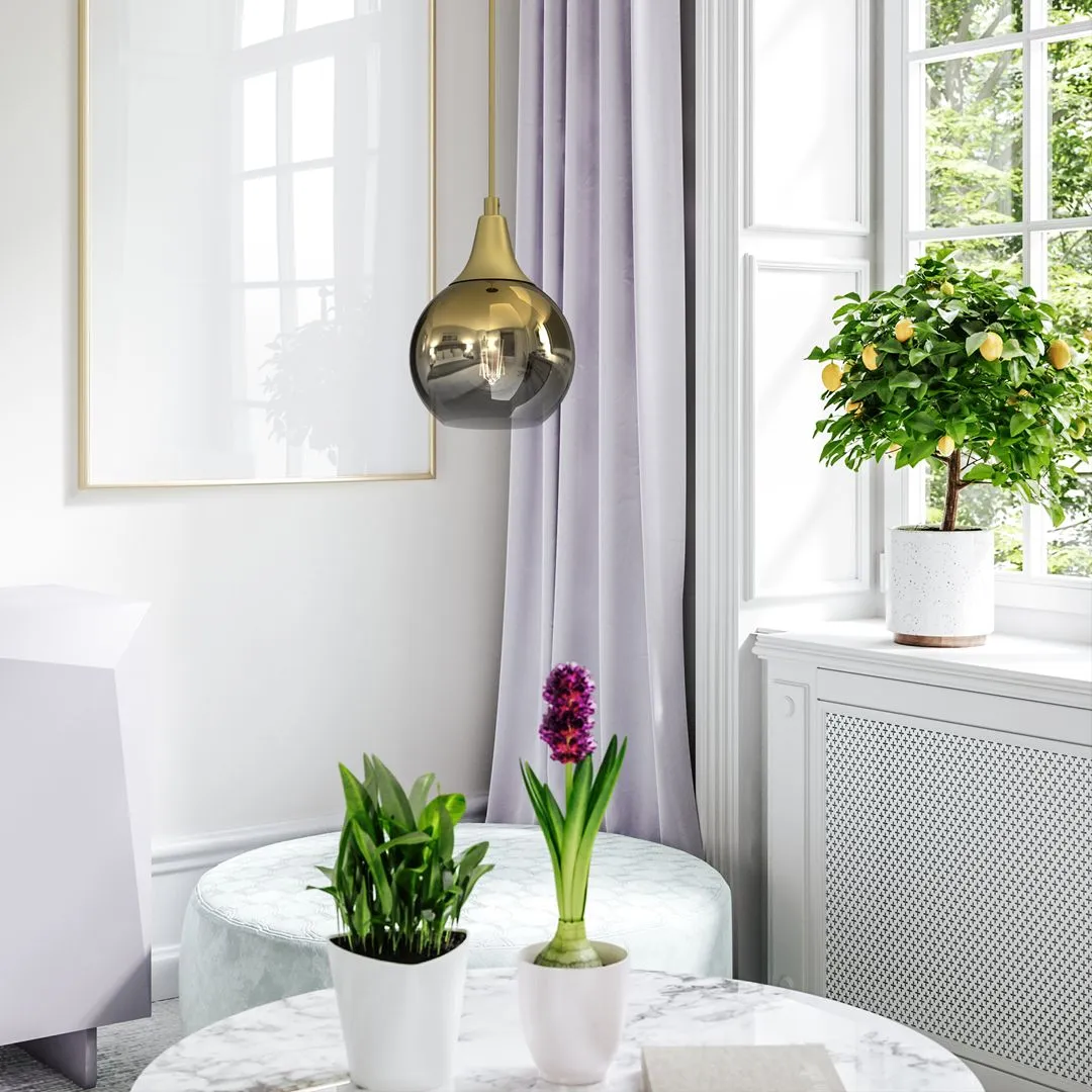 Lampa wisząca nowoczesna MONTE GOLD fi 150 1xE27 MLP8401- Milagro - obrazek 5