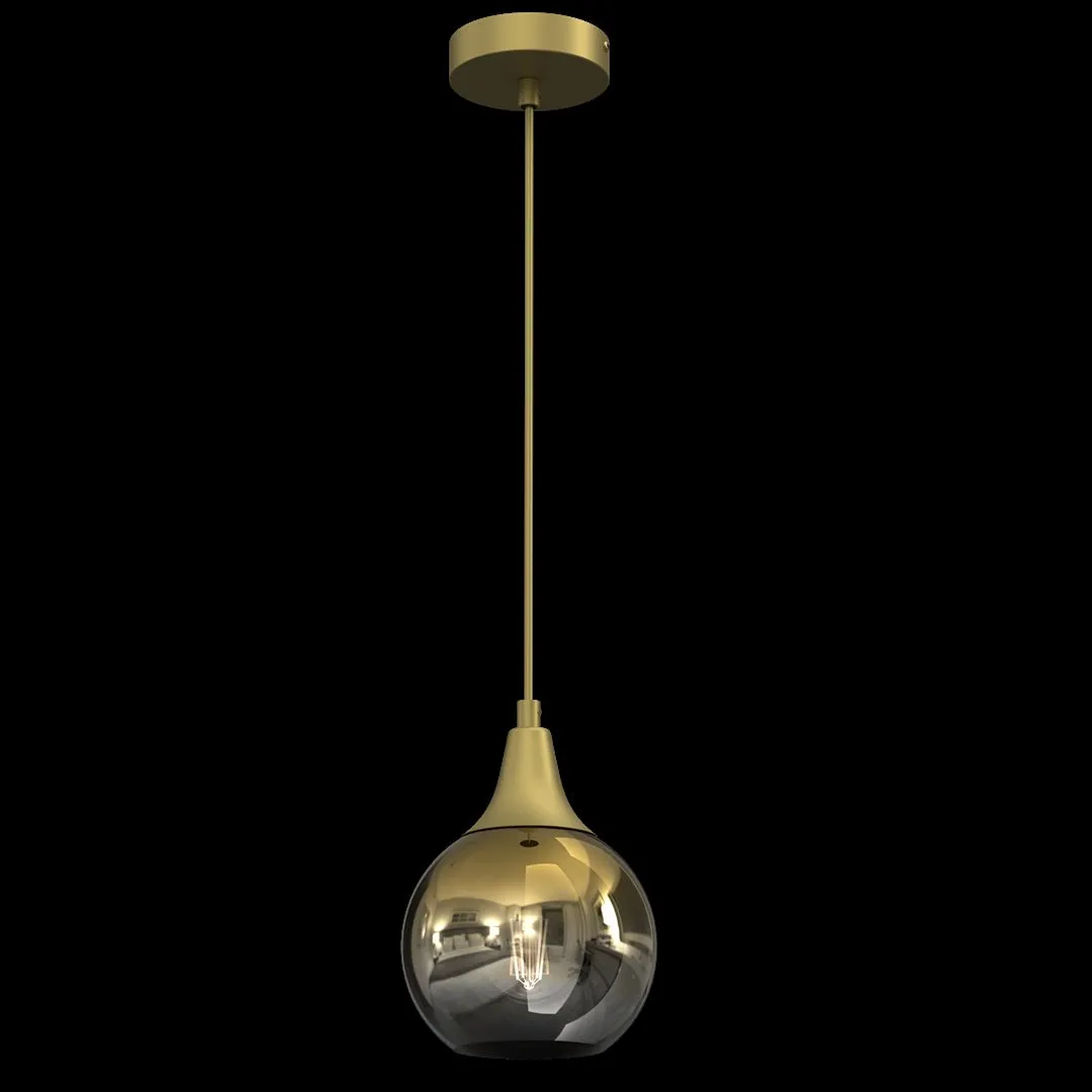 Lampa wisząca nowoczesna MONTE GOLD fi 150 1xE27 MLP8401- Milagro - obrazek 7
