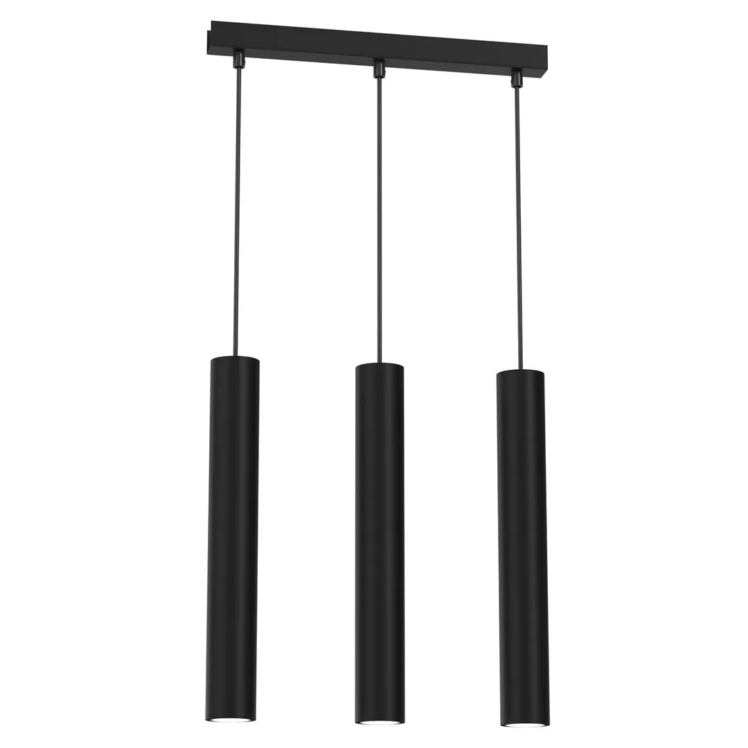 Lampa wisząca nowoczesna HUDSON BLACK 3xGU10 MLP8792 - Milagro