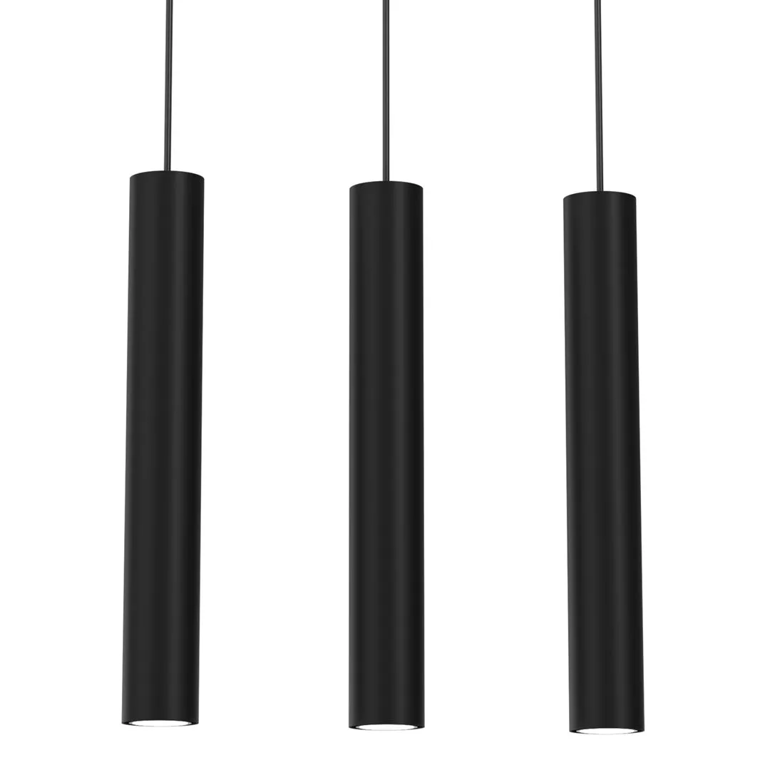 Lampa wisząca nowoczesna HUDSON BLACK 3xGU10 MLP8792 - Milagro - obrazek 2