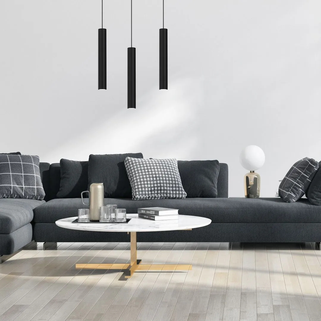 Lampa wisząca nowoczesna HUDSON BLACK 3xGU10 MLP8792 - Milagro - obrazek 3