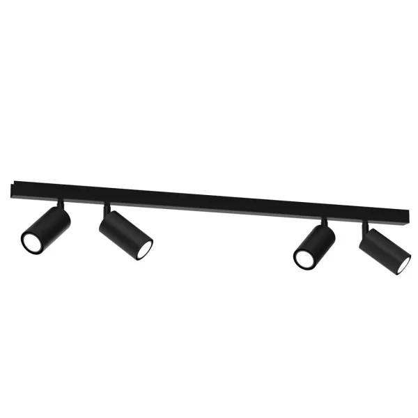 Lampa sufitowa HUDSON BLACK 4xGU10 MLP8797 - Milagro