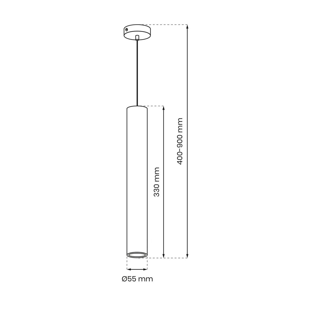 Lampa wisząca nowoczesna HUDSON WHITE 1xGU10 MLP8798 - Milagro - obrazek 5