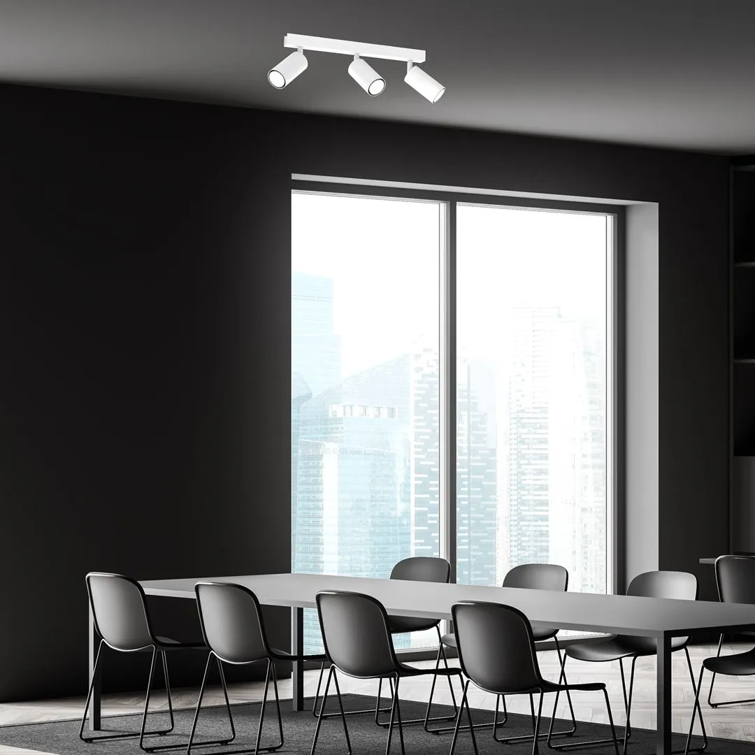 Lampa sufitowa HUDSON WHITE 3xGU10 MLP8803 - Milagro - obrazek 3