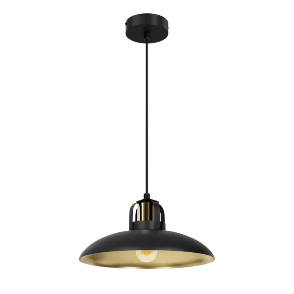 Lampa wisząca FELIX BLACK/GOLD 1xE27 MLP8906 - Milagro
