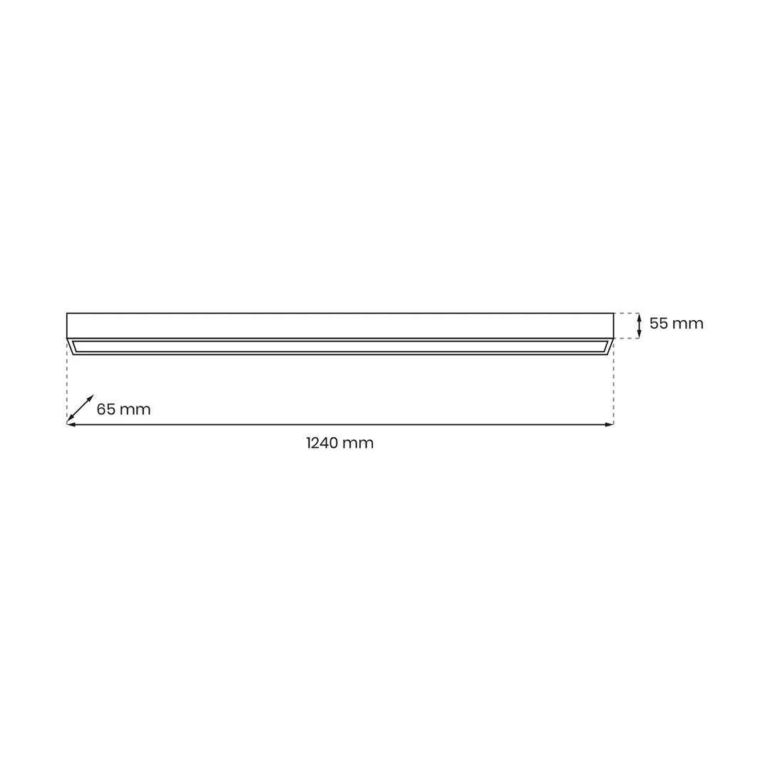 Lampa sufitowa LUNGO 1xT8 18W LED MLP8910 - Milagro - obrazek 4