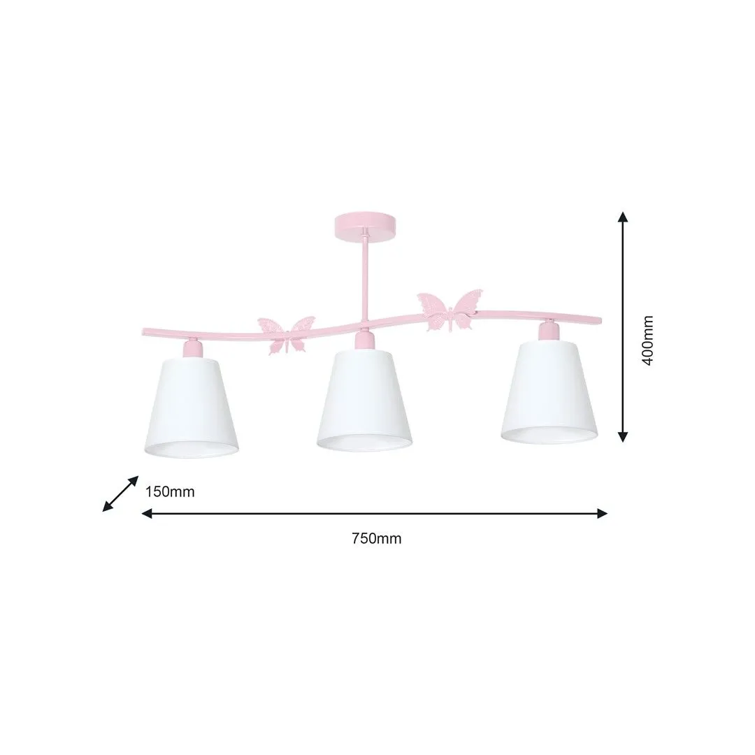 Lampa dziecięca ALICE PINK 3xE14 MLP979 Milagro - obrazek 5