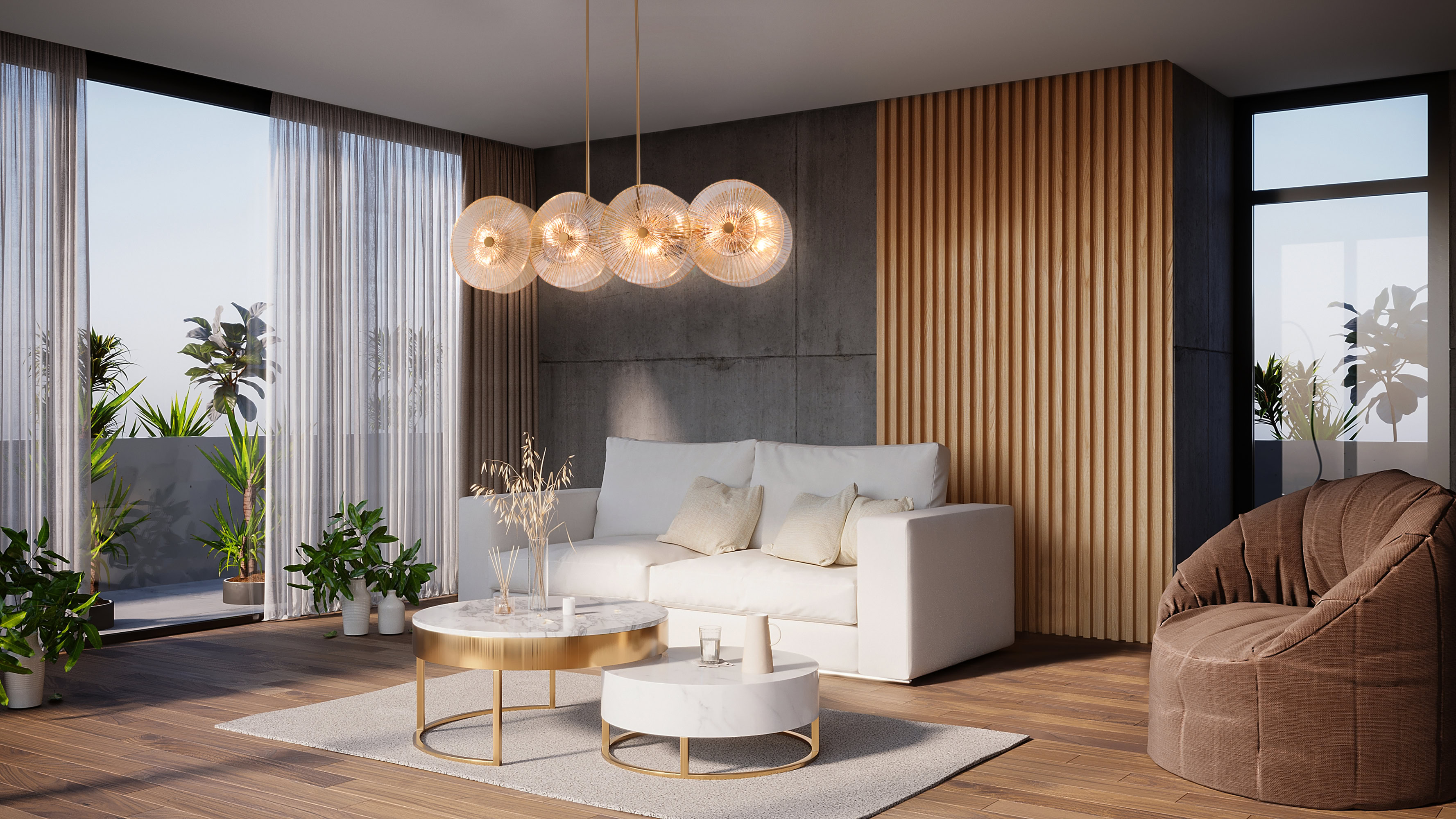 Lampa designerska wisząca ASTER MOD007PL-08G1 - Maytoni - obrazek 4