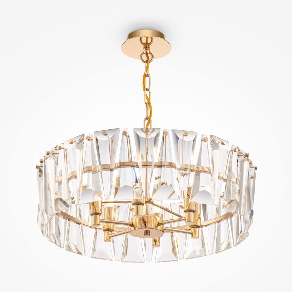 Lampa kryształowa wisząca – Puntes MOD043PL-06G - Maytoni