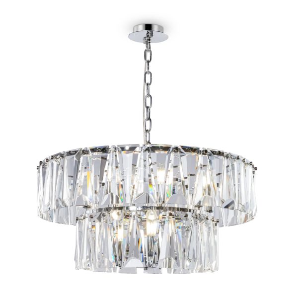 Lampa kryształowa wisząca – Puntes MOD043PL-12CH - Maytoni