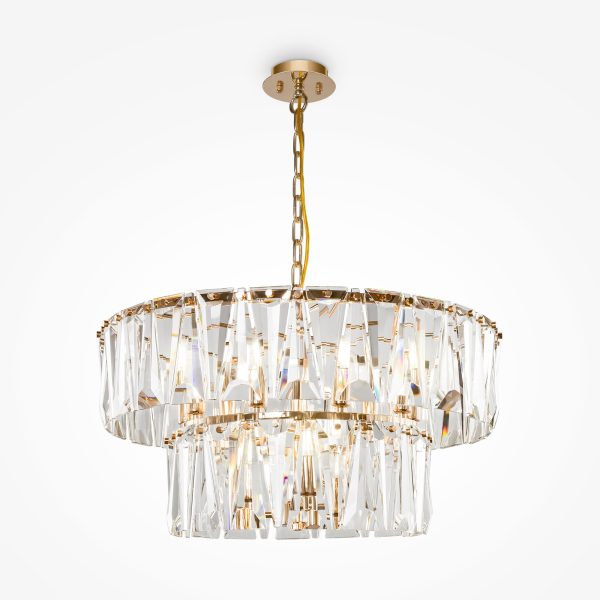 Lampa kryształowa wisząca – Puntes MOD043PL-12G - Maytoni