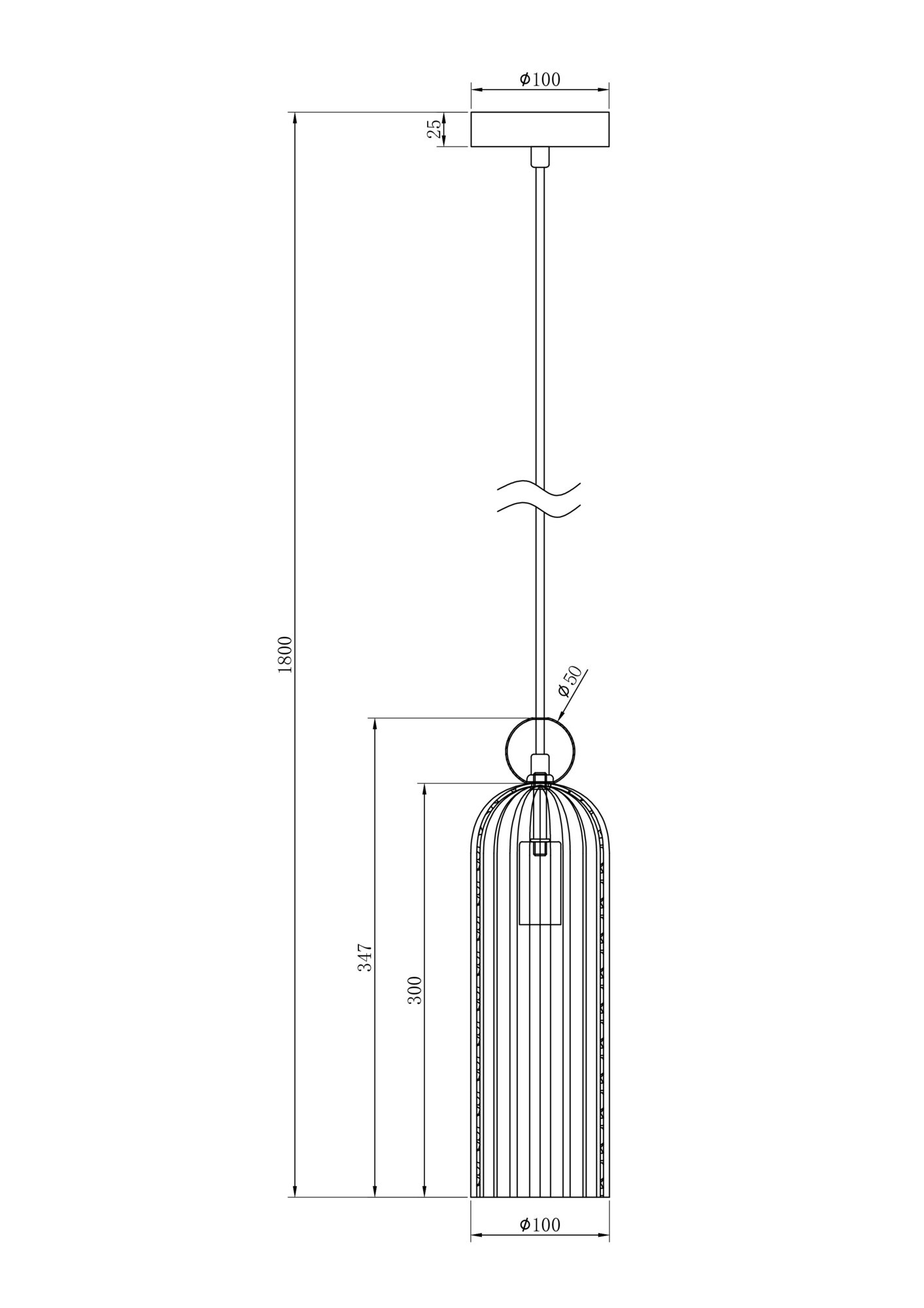 Lampa designerska wisząca ANTIC MOD302PL-01W - Maytoni - obrazek 4