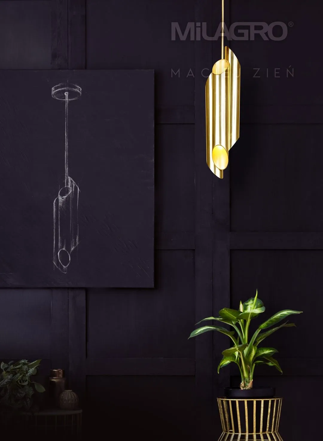 Lampa wisząca nowoczesna LIBRA 6xE14 MZ5014- Milagro - obrazek 5