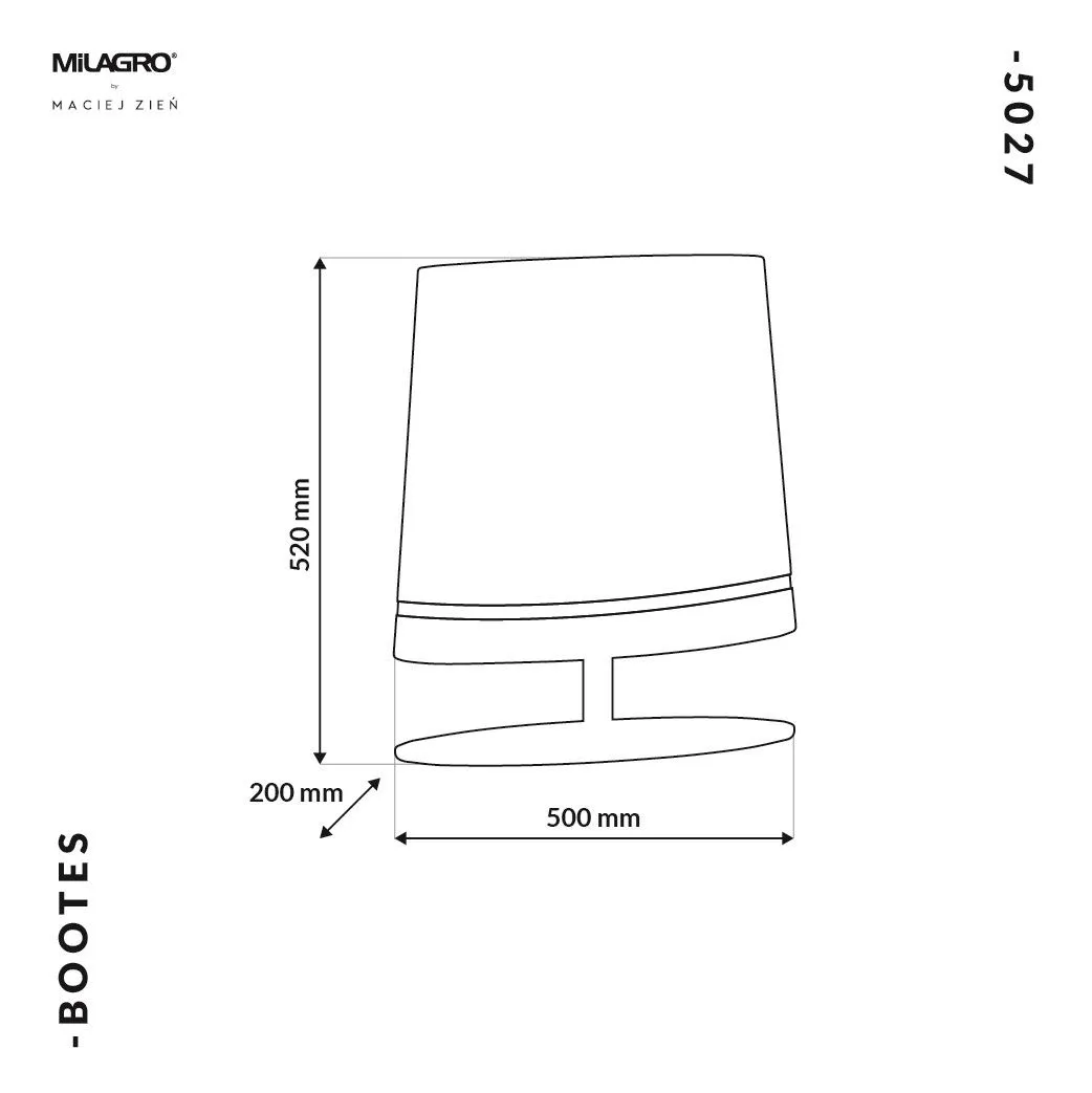 Lampa Stojąca BOOTES 1xE27 MZ5027- Milagro - obrazek 4
